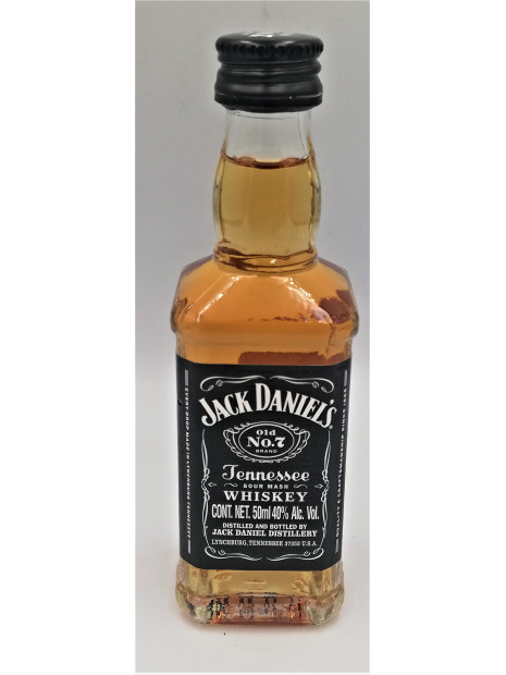 50ml Mini Jack Daniel's Old No. 7 Tennessee Sour Mash Whiskey