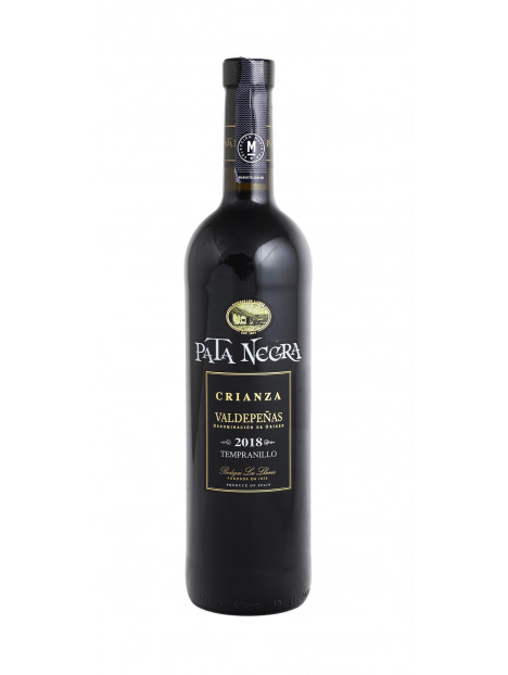 Vino Tinto Pata Negra Valdepeñas Crianza De 750 Ml