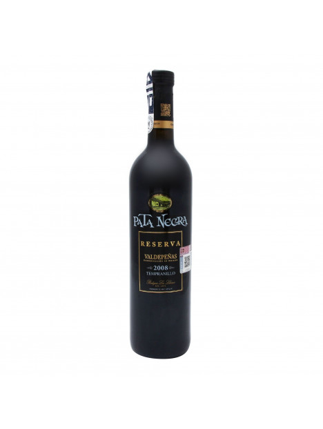 Vino Tinto Español Pata Negra Valdepeñas Tempranillo Cabernet 750ml