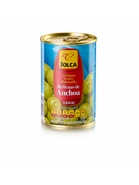 Aceituna Jolca Rellena De Anchoa 300 Gr